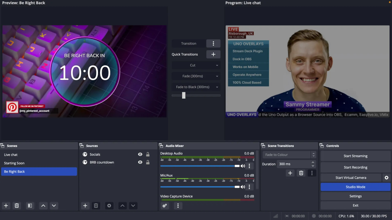 Hledáte software pro nahrávání videí a živé vysílání? Zkuste OBS Studio